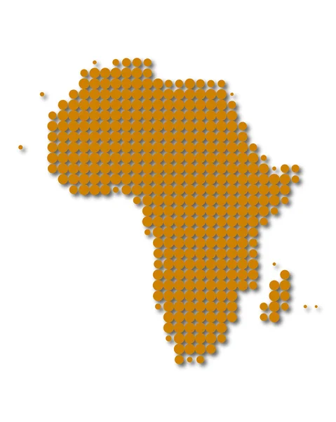 アフリカの地図 — ストック写真