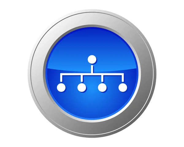 Network button — Stock Photo, Image