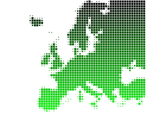 Χάρτης της Ευρώπης — Φωτογραφία Αρχείου