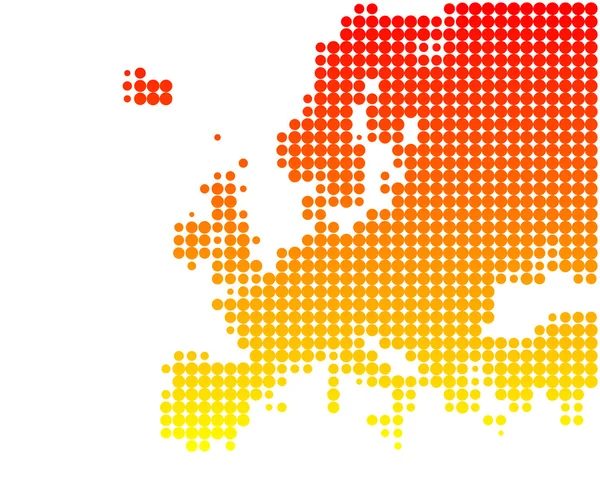 Karta över Europa — Stockfoto