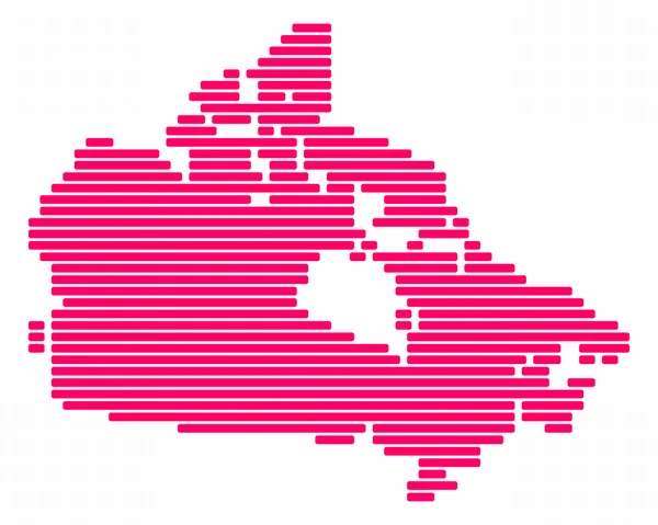 カナダの地図 — ストック写真