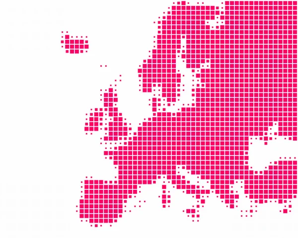 Карта Европы — стоковое фото
