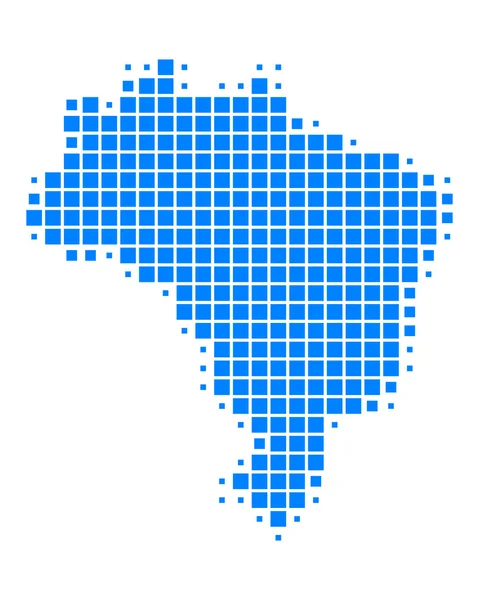 Map of Brazil — Stock Photo, Image