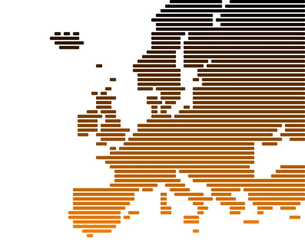 Map of Europe — Stok fotoğraf