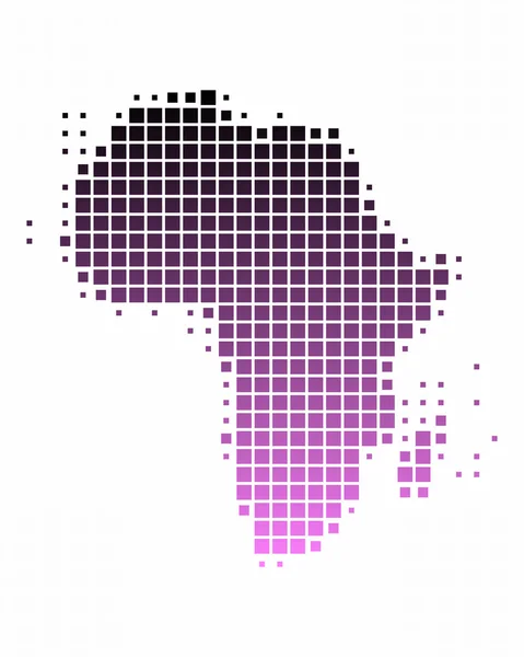Mapa online de África —  Fotos de Stock