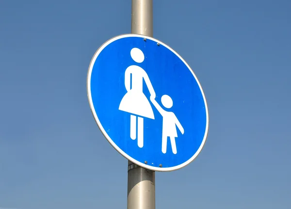 stock image Pedestrian sign