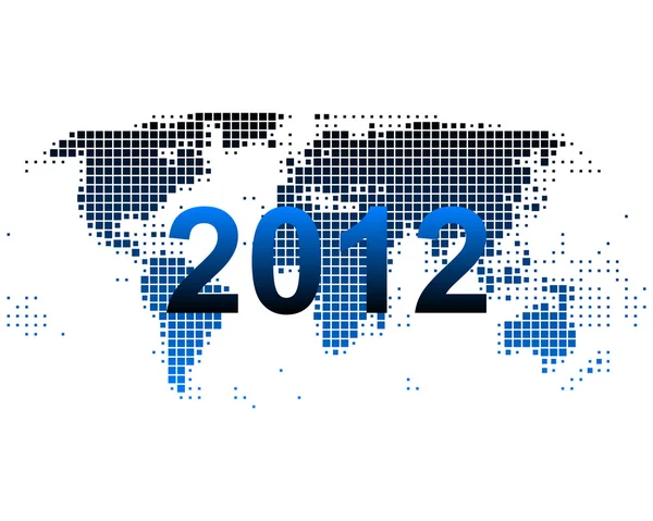 Weltkarte 2012 — Stockfoto