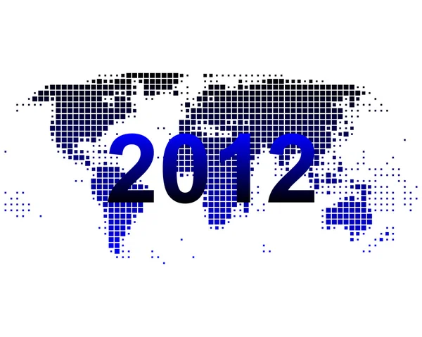 stock image World map 2012