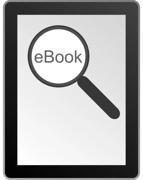 Ebook (leitor ) — Fotografia de Stock
