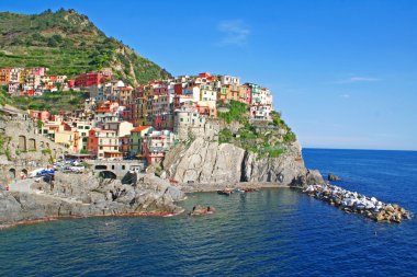 Italy. Cinque Terre. Manarola clipart