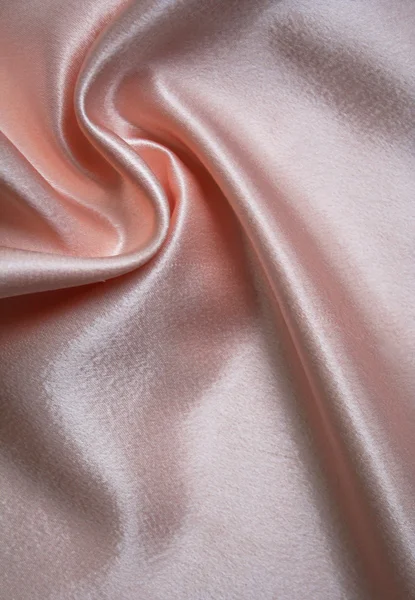 Smooth silver pink silk as background — Stock Photo, Image