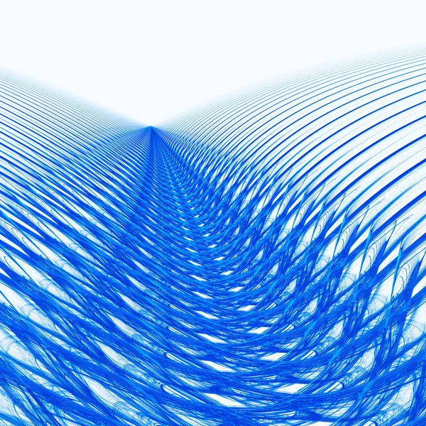 Kék fractal — Stock Fotó