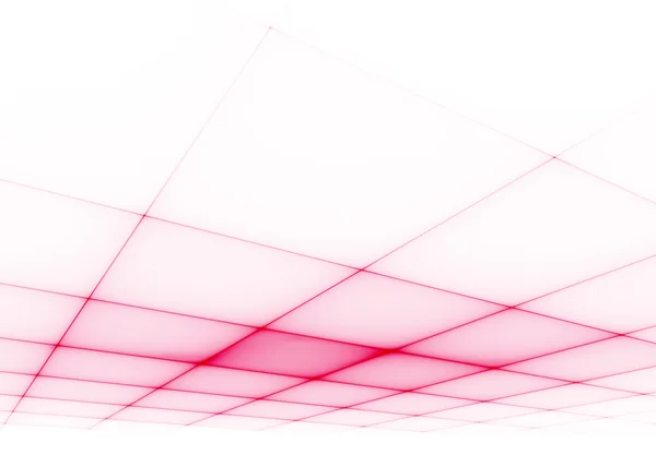 Röd grid 3d-yta — Stockfoto