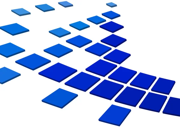 Μπλε τετράγωνα — Διανυσματικό Αρχείο