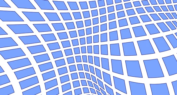 Modré čtverečky na bílém pozadí — Stockový vektor