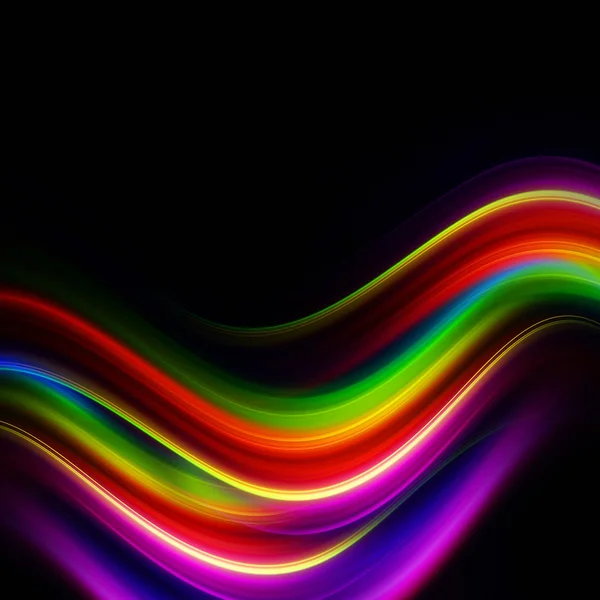 Цветные волны — стоковое фото