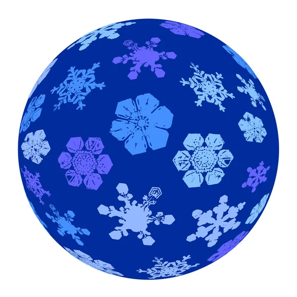 Motte de neige — Image vectorielle