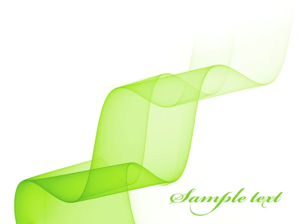 Light green wave — Stock Photo, Image