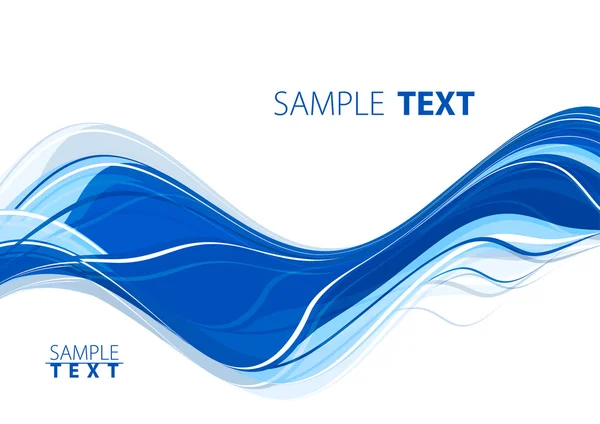 Blue wave — Stock Vector