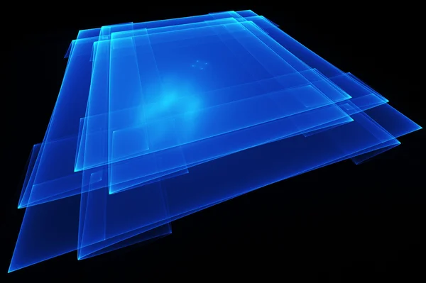 Напівпрозорий blue плита — стокове фото