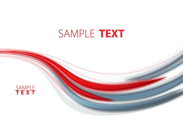 Eleganta röda och grå linje — Stock vektor