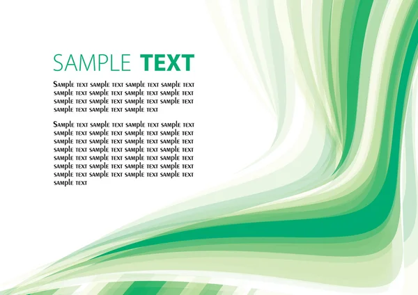 Green template — Stock Vector