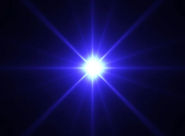 明るい青色の星印 — ストック写真