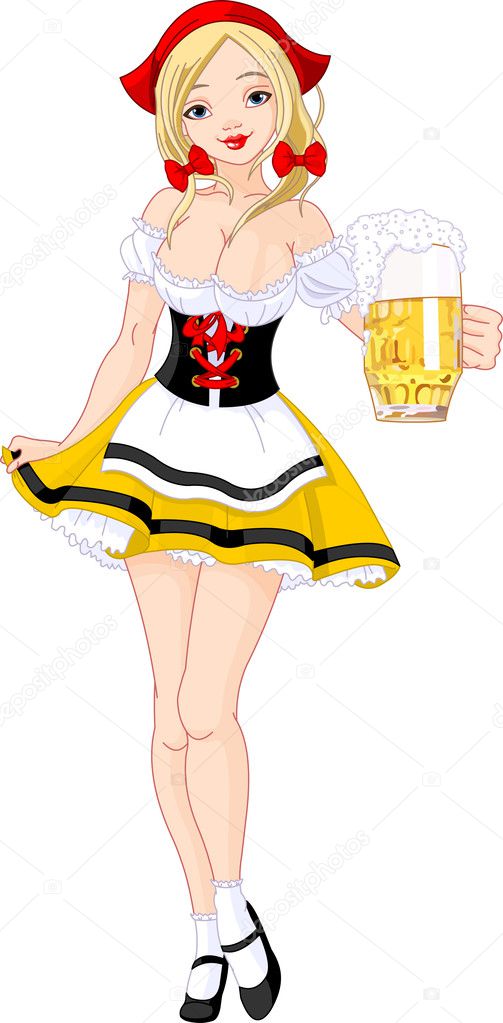 Oktoberfest German girl