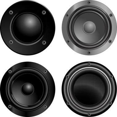 Sound speakers clipart