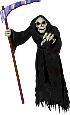 Halloween Grim Reaper clipart