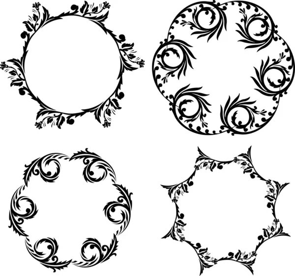 Cirkulära mönster — Stock vektor