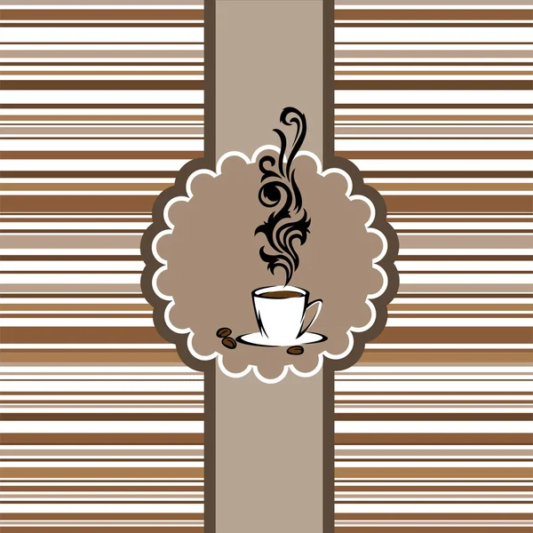 Koffie kaart — Stockvector