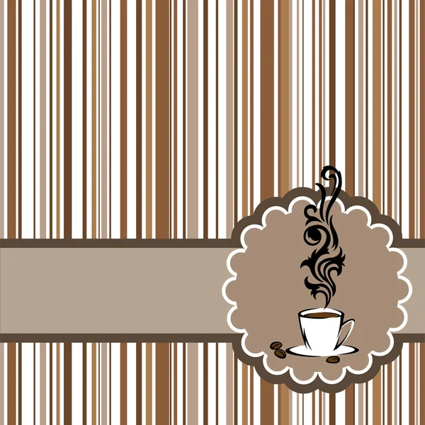 Kaffe-kort 2 — Stock vektor