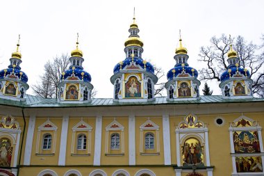 Pskovo-Pechersky monastery clipart