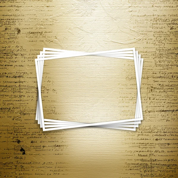 Grunge eski kağıt tasarımı hurda rezervasyon tarzı el yazısı ile — Stok fotoğraf