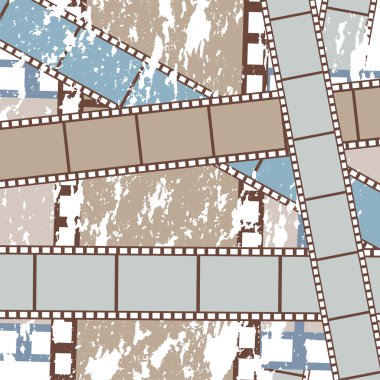 Grunge films background clipart