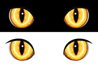 Evil Animal Eyes clipart