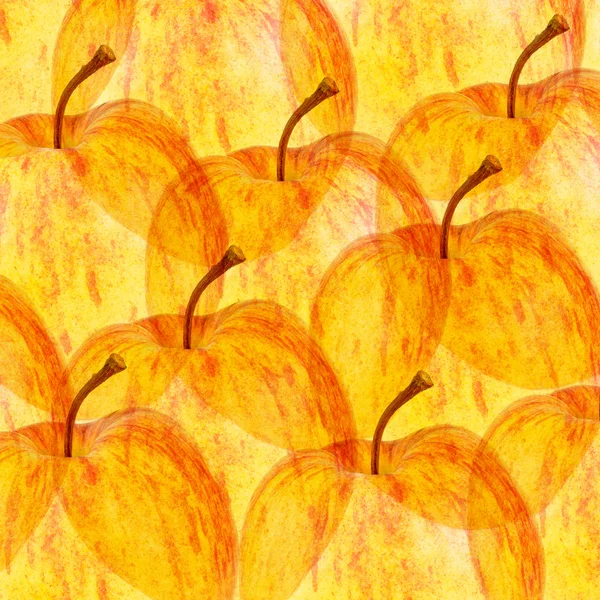 Podzimní jablka pozadí — Stock fotografie