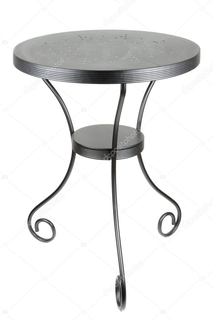 Elegant Round Black Table