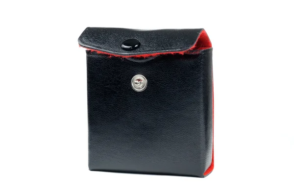 Black Leather Case — Stock Photo, Image
