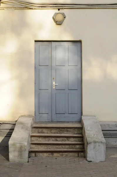 Old Entrance Doors and Stairs — Stock Photo, Image
