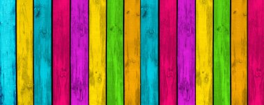 Creative Multicolored Wood Background clipart