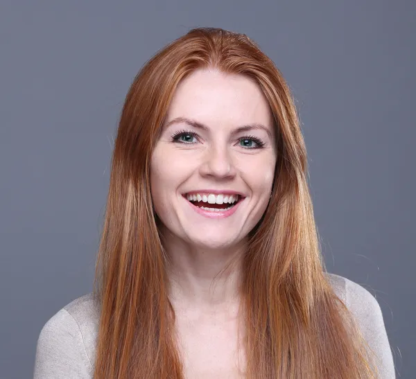 Fiatal gyönyörű redhair nő — Stock Fotó