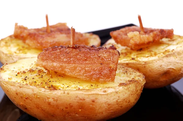 Kartoffel mit Fett — Stockfoto