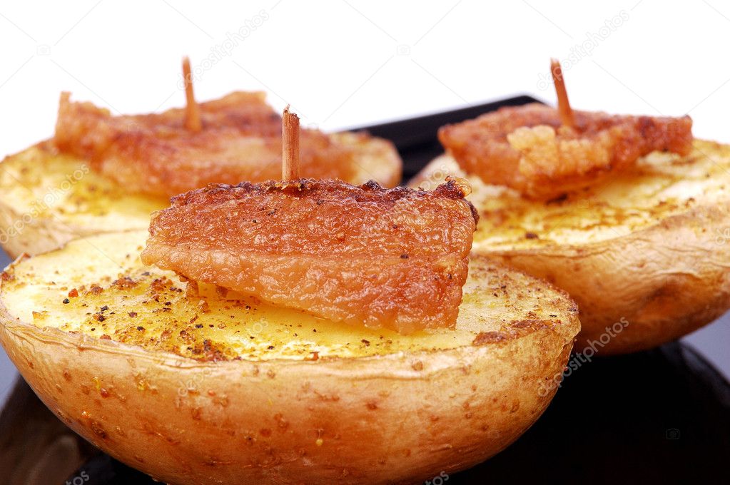 Potato with fat