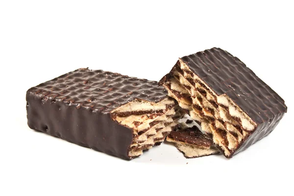 Chocolate waffle candies — Stock Photo, Image