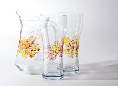 Glass set clipart