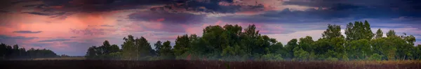 Вечерняя панорама — стоковое фото