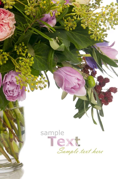 素敵な創造的なチューリップの花束 — ストック写真
