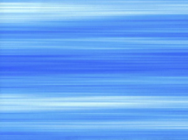 Blue paint brush strokes lines on a paper background. — Stock Photo, Image
